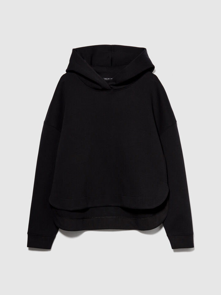 Technical sweatshirt - women's sweatshirts - Black | Sisley image number 6